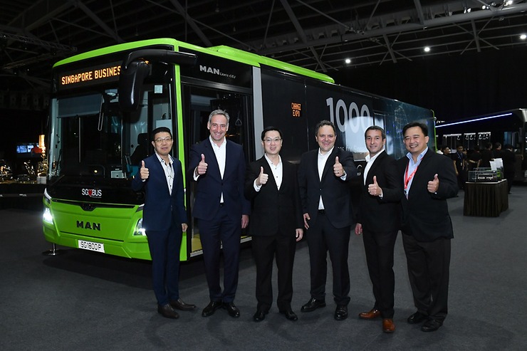 Milestone: MAN celebrates handing over its 1,000th bus in Singapore